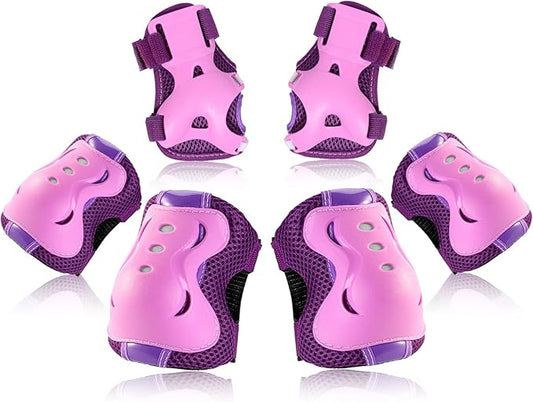 BOSONER Kids/Youth Knee Pad Elbow Pads Guards Protective Gear Set for Roller Skates Cycling BMX Bike Skateboard Inline Skatings Scooter Riding Sports