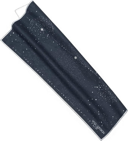 Yoga Design LAB | The Hand Towel | Premium Non Slip Hand Towel | Designed in Bali | Colorful Eco Printed + Quick Dry + Soft | Hot Yoga, Bikram, Ashtanga, Sport, Barre, Travel (Celestial)