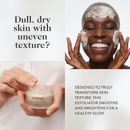 goop Beauty Microderm Exfoliator | Microdermabrasion Scrub to Smooth Textured Skin | Physical & Chemical Exfoliant | Micro-Exfoliating Minerals & Glycolic Acid | 0.5 fl oz