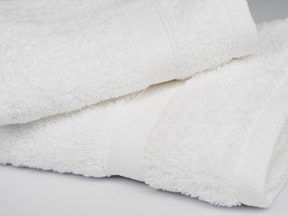 CH White Bath Towels Bulk - 22 x 44 Inches, 100% Cotton Economy Light Weight Towels for Commercial Use - Quick Dry, Ultra-Soft, and Absorbent Bulk Towels (12 Pack)