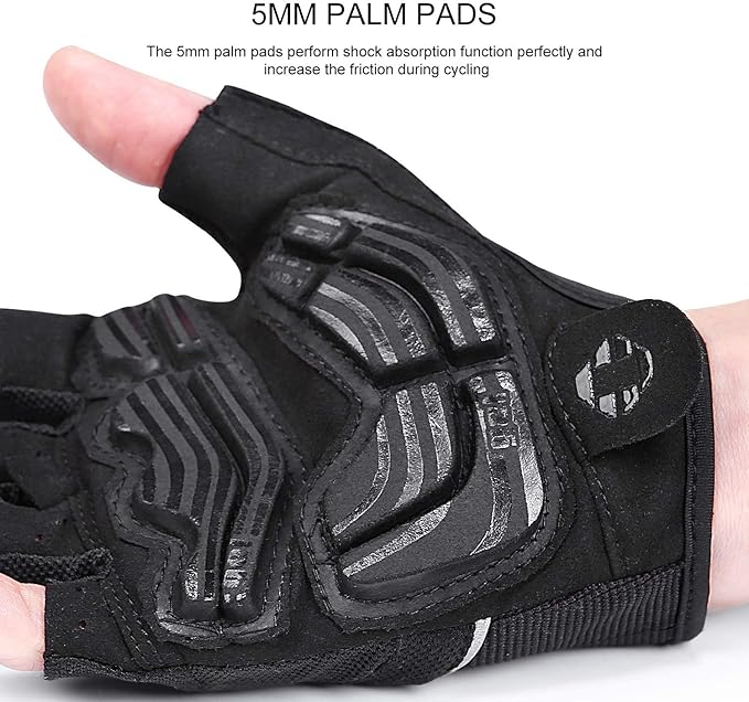 INBIKE 5mm Padded Half Finger Bike Bicycle Cycling Gloves