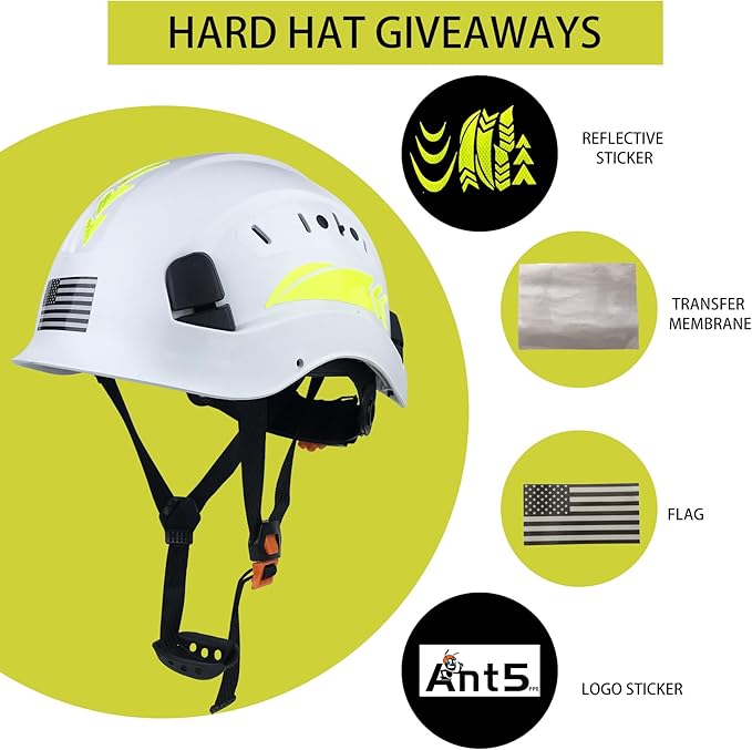 Hard Hat Safety Helmet Construction Industrial Head Protection ANSI Z89.1 CE EN397