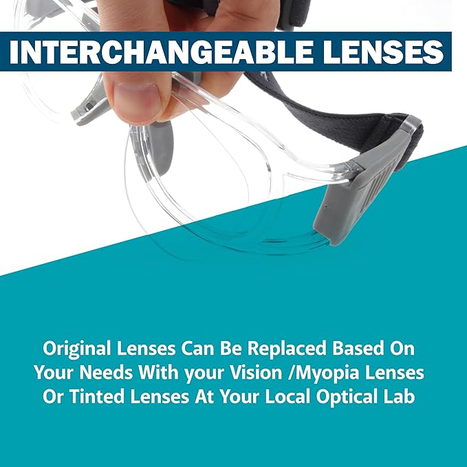 BLUE CUT Safety Outdoor Sports Goggles Unisex Anti Fog Ideal For Basketball Racquetball