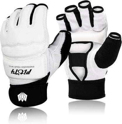 FitsT4 Sports Half Mitts MMA UFC Training Boxing Punch Bag Martial Arts Gloves