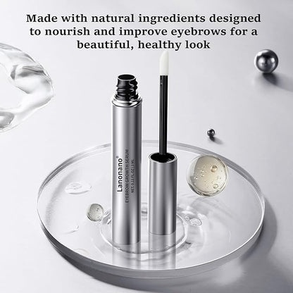 Eyebrow Serum, Fuller & Longer Looking Eyebrow Growth Serum, Advanced Eyebrow Enhancement, Vegan & Cruelty-Free, 0.1 Fl Oz（3ml）