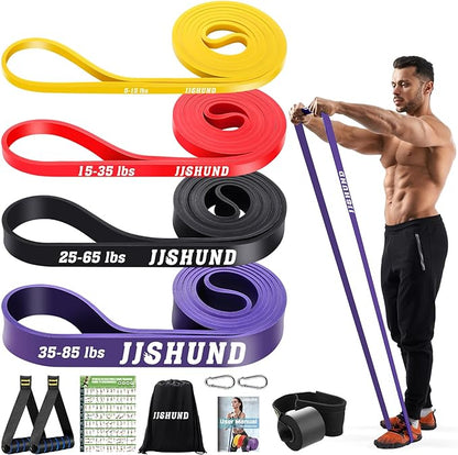 Resistance Bands Set, Pull Up Assistance Bands Pull Up Bands Exercise Bands for Men Women, Workout Bands for Working Out, Muscle Strength Training, Body Stretching