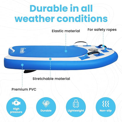 Freein Body Board Inflatable, Surfboards BodyBoards for Beach River, Foldable Design for Easy Storage and Transport Anywhere