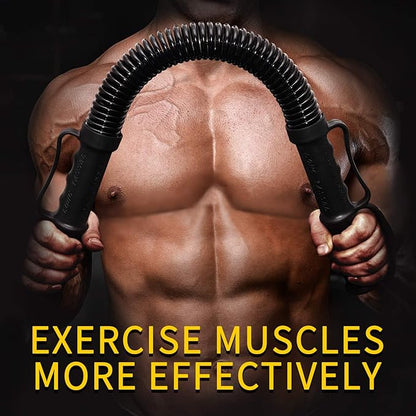 INNOLIFE Power Twister Bar, Adjustable Chest Expander, Upper Body Exercise Equipment for Chest Workout, Shoulder, Forearm, Bicep and Arm Strengthening Workout Equipment