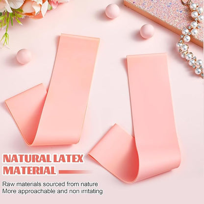 2 Pcs Toe and Foot Stretcher for Ballet, Feet Arch Stretching Band Pink Foot Resistance Band for Gymnastics, Ballet, Dancers, Artistic Swimmers, Improved Flexibility and Technique