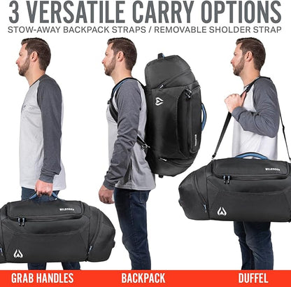 Wildhorn Gulch 70L MTB Duffle Bag for Travel - Lightweight & Durable Gym Bag for Women & Men. Ideal for Biking, Motorcycle, and Sports