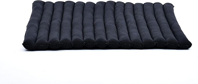 Leewadee Zabuton Seating Cushion – Square Floor Seat for Meditation Exercises, Light Yoga Mat Filled with Kapok