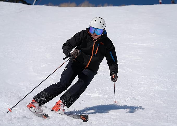 Goode - G-Max (Set of 2) - Our shafts use The Shock Absorption Properties of Carbon to Enhance Your Skiing Experience - Summit Red / 46"/115cm