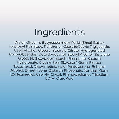 Eucerin Face Immersive Hydration Night Cream with Hyaluronic Acid and Provitamin B5, Ultra-Lightweight Face Moisturizer Smooths Fines Lines and Wrinkles, 2.5 Oz Bottle