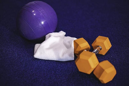 The Rag Company Microfiber Spa and Yoga Towel - Soft and Absorbent Towel for Gym, Spa, Exercise, Hotel, and Resort Use - Dries Fast - 16x27 inches, White, 6-Pack