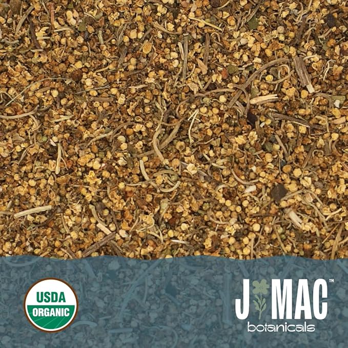 J MAC BOTANICALS Organic Elderflower, Herbal Tea - 4 Ounces