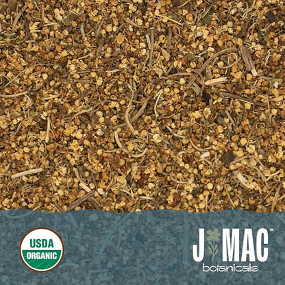 J Mac Botanicals Organic Elderflower, Herbal Tea - 16 ounces