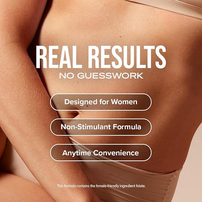 Hydroxycut Gummies +Women, Strawberry - 99% Caffeine Free - Supports Hair, Skin & Nails - Metabolize Carbs, Proteins & Fats