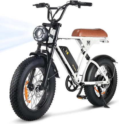 Electric Bike for Adults,Peak 1000W/1500W Motor,20/28MPH 55-150Mile ebikes for Adults with 10.4AH/13AH/26AH Battery,20" Fat Tire Electric Dirt Bike Commuting Off Road Ebike, UL2849