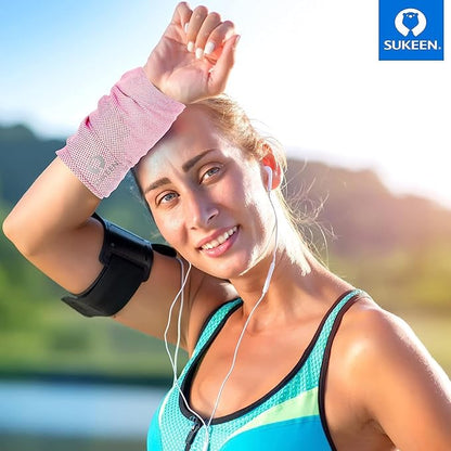 Sukeen Cooling Towel (40"x12"), Ice Towel Sets,Soft Breathable Chilly Towel,Microfiber Towel for Yoga,Sport,Running,Gym,Workout,Camping,Fitness,Workout & More Activities, 6 Pack