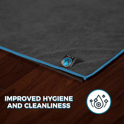 Youphoria Yoga Microfiber Non-Slip Towel - Hot Yoga Mat Towel for Enhanced Grip and Sweat Absorption