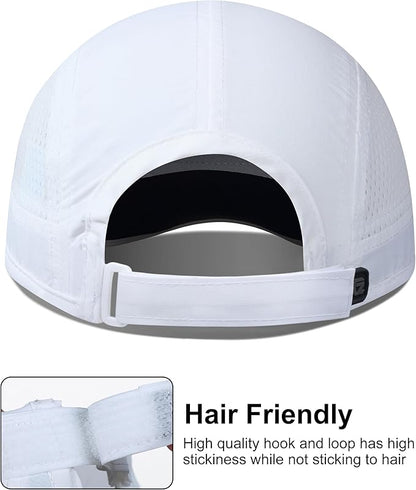 GADIEMKENSD Mens Folding Outdoor Hat Long Brim UPF 50+ Sun Protection