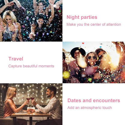 Hair and Body Glitter Spray, 1PC Pink Hair Glitter Extra Fine Face Shimmer Powder for Clothes, Festival Loose Sparkle Powder for Rave Clothes Nail Art Easter Halloween Crafts (Pink)