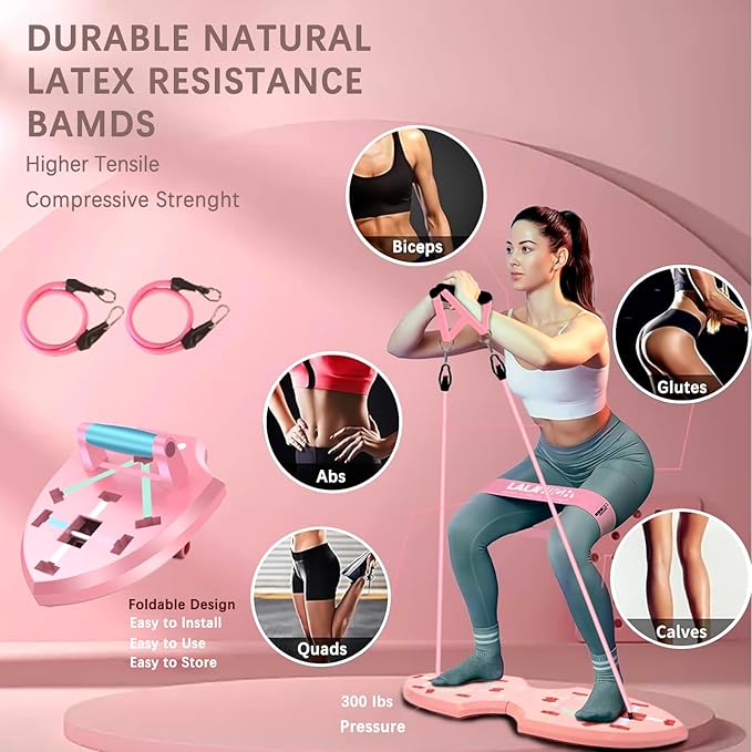 LALAHIGH Portable Home Gym System for Men and 20 Fitness