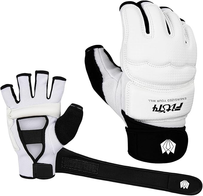 FitsT4 Sports Half Mitts MMA UFC Training Boxing Punch Bag Martial Arts Gloves