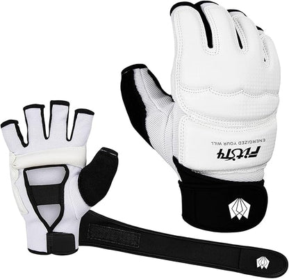 FitsT4 Sports Half Mitts MMA UFC Training Boxing Punch Bag Martial Arts Gloves