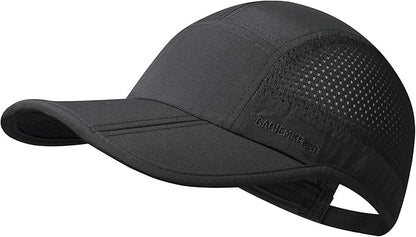 GADIEMKENSD Mens Folding Outdoor Hat Long Brim UPF 50+ Sun Protection