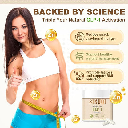 GLP-1 Hunger & Metabolism Support Supplement|Formulated to Support GLP-1 Naturally|Probiotic and Prebiotic(60 Capsule | 30 Day Supply)