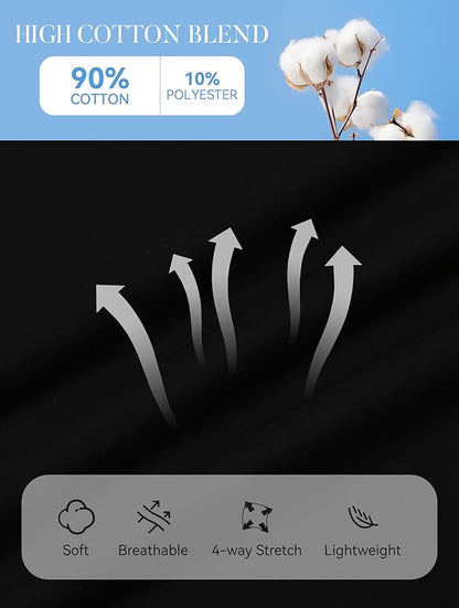 Esabel.C Jacquard Golf Shirts for Men Moisture Wicking Short Sleeve Performance Dry Fit Active Mens Polo Shirts