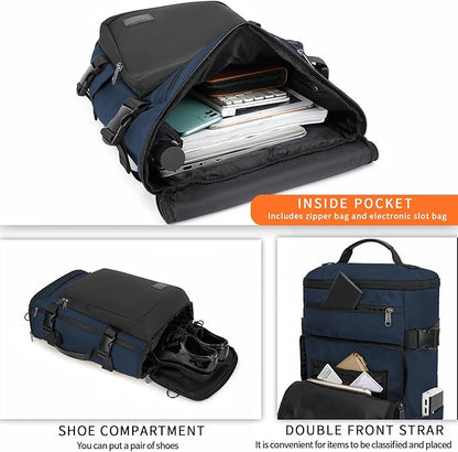 Kalesi Gym Duffle Bag Backpack 4-Way Waterproof with Shoes Compartment for travel Sport Hiking laptop