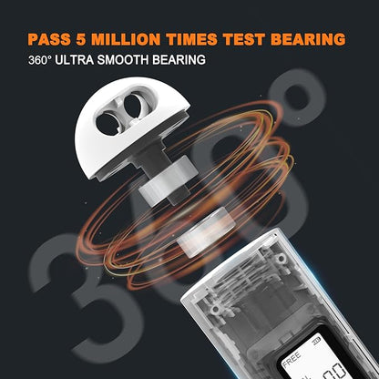 Jump Rope,Ropeless jump ropes weighted with counter for fitness,Home, Indoor or Outdoor exercise use,Workout,Crossfit,Gym,Cordless jump rope for Women,Men, Adults, Kids