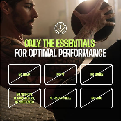 Frog Fuel Performance Greens Protein Powder, Nano-Hydrolyzed Grass Fed Protein Greens Powder, 5B CFU Probiotics/Prebiotics, 9G Protein, 7 EAAs, Energy & Muscle Support, Lemon Lime 30 Servings