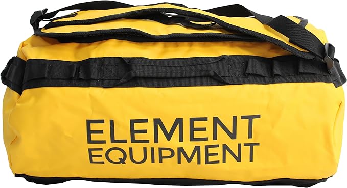 Element Equipment Trailhead Duffel Bag Shoulder Straps Waterproof Yellow Small