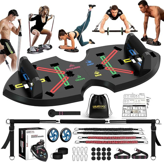 LALAHIGH Portable Home Gym System for Men and 20 Fitness