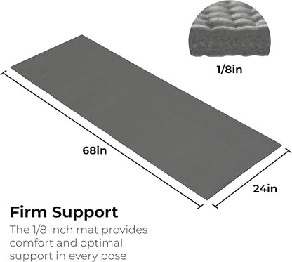 Hello Fit 10-Pack Yoga Mat, 68" x 24" Non Slip Exercise Mat, 4mm Thick Gym Mat for Fitness and Stretching, Bulk Non Toxic Yoga Mats for Schools and Studios