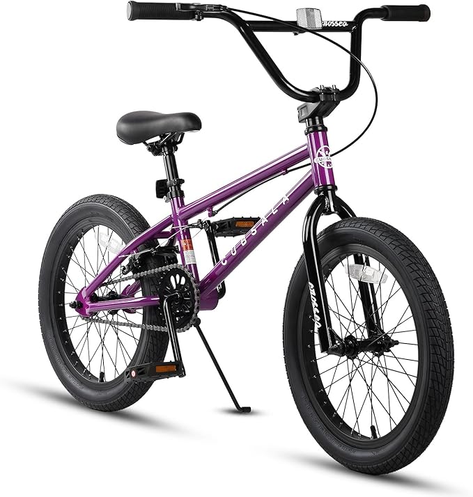 Freestyle BMX Bike, 18 20 Inch Kids Bicycle for 5-13 Years Old Kids and Beginner Level Rider, Multiple Colors