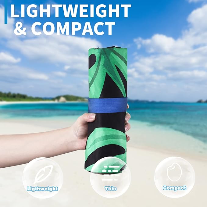 2 Pack Lightweight Thin Beach Towel Oversized 71"x32"