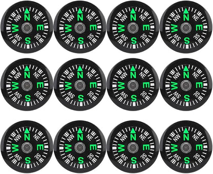 12 PCS 20mm Plastic Compass