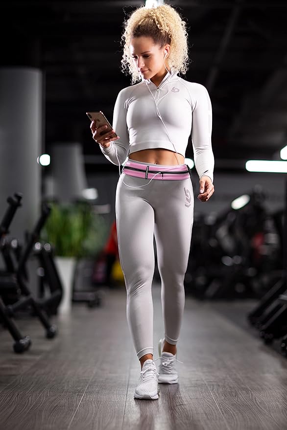 Fitgriff® Running Belt for Men & Women - Secure Jogging Pouch for Phone, Keys & Essentials - For All Cell Phones