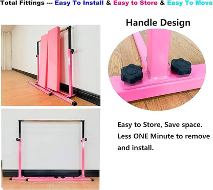 4FT/5FT Gymnastic Bar Set Gymnastics Horizontal Bar Gymnastics Kip Bar for Kids Home Use