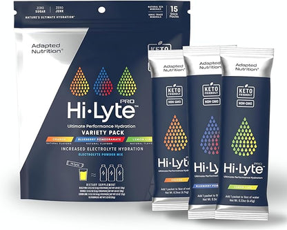 Hi-Lyte Pro Hydration Packets - 15 Individual Drink Packets | Variety Pack | Flavored Electrolyte Powder | Sugar-Free, Zero Carb, Zero Calorie