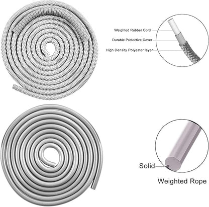 weighted jump rope Fitness for women men,1LB Tangle-free Skipping Rope for Muay Thai Training Crossfit workout Aluminum Handles Adjustable Length PVC Cord and Cotton Rope