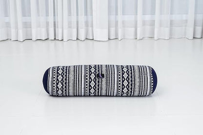 Leewadee Small Yoga Bolster – Shape-Retaining Cervical Neck Roll, Tube Pillow for Comfortable Reading, Kapok Filling, 22 x 6 x 6 inches