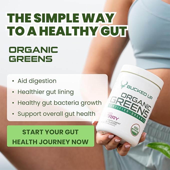 Greens Superfood Powder Mixed Berry | 8 Most Essential Mixed Greens | Certified 100% Organic | Chlorella, Spinach, Kale, Spirulina, Alfalfa, Broccoli, Wheat Grass, & Barley Grass | 30 SERV | 11.17 OZ