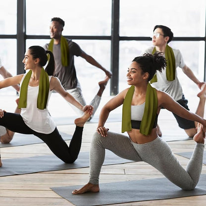 Honoson Cooling Towel Bulk - Neck & Face Cool Chilly Towels Microfiber Breathable Sport Sweat Rag for Gym, Yoga, Travel, Camping, Running, Outdoor