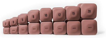 SafeGrip Dumbbells, Anti-Slip, Anti-Roll, Thick Handles, Free Weights, Square Dumbbells for Secure Workouts at Home, Weightlifting, and Personal Training