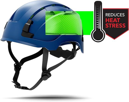 GE Safety Helmet: ANSI Type 2 Class G & E, Advanced Impact Technology, Ultra Comfortable Memory Foam, Heat Stress Reduction, Compatible with Accessories, Adjustable Size OSHA Approved